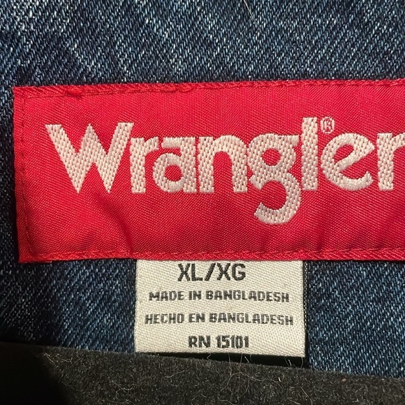 Vintage Wrangler Denim Sherpa Jacket - Picture 4 of 16